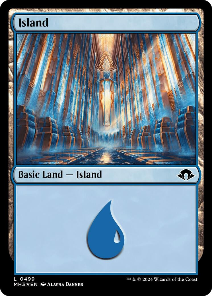 Image for Island (0499) (Ripple Foil) (499) [Modern Horizons 3] - Magic: The Gathering