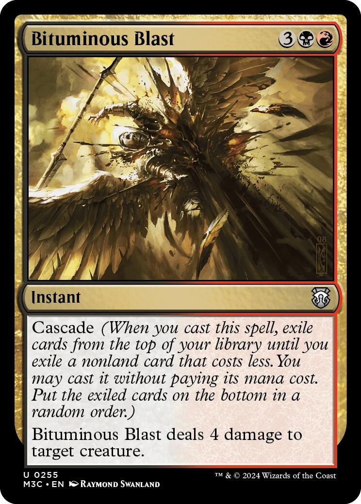 Image for Bituminous Blast (Ripple Foil) (255) [Modern Horizons 3] - Magic: The Gathering