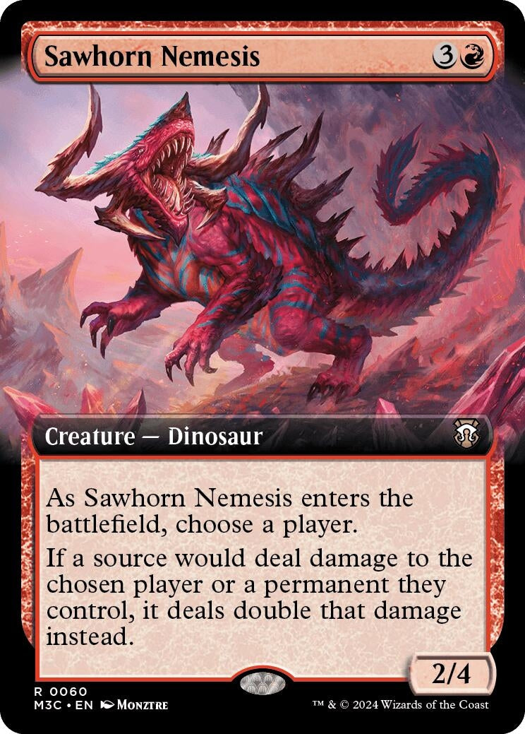 Image for Sawhorn Nemesis (Extended Art) (60) [Modern Horizons 3] - Magic: The Gathering