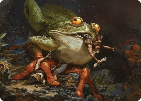 Image for Rampant Frogantua Art Card (32) [Modern Horizons 3] - Magic: The Gathering