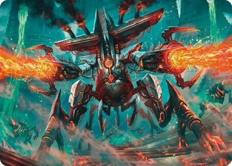 Exterminator Magmarch Art Card (33) [Art Series: Modern Horizons 3]