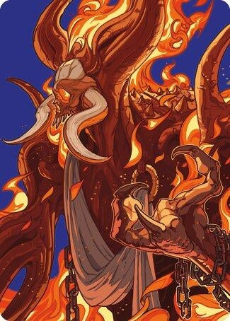 Image for Phlage, Titan of Fire's Fury Art Card (50) [Modern Horizons 3] - Magic: The Gathering