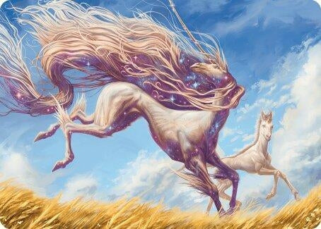 Image for Nyxborn Unicorn Art Card (1) [Modern Horizons 3] - Magic: The Gathering