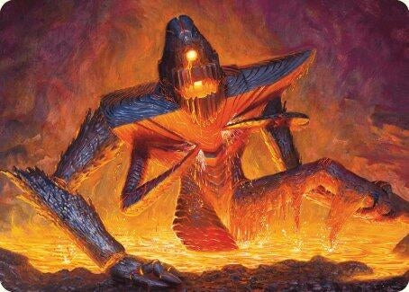 Image for Molten Gatekeeper Art Card (5) [Modern Horizons 3] - Magic: The Gathering