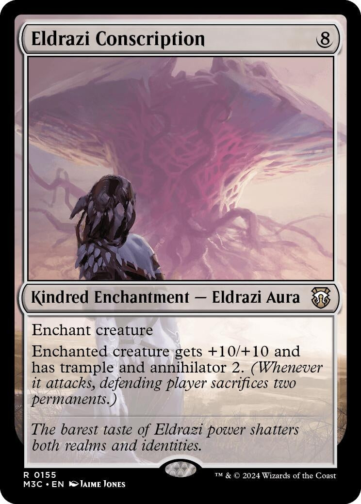 Image for Eldrazi Conscription (Ripple Foil) (155) [Modern Horizons 3] - Magic: The Gathering