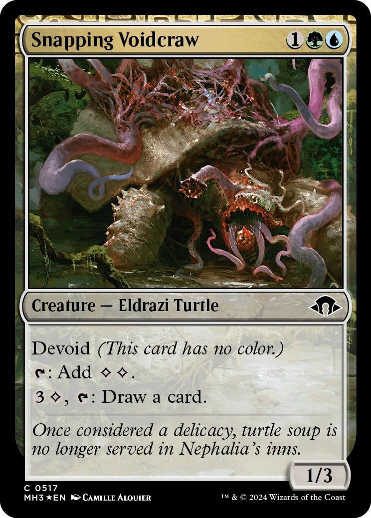 Image for Snapping Voidcraw (Ripple Foil) (517) [Modern Horizons 3] - Magic: The Gathering