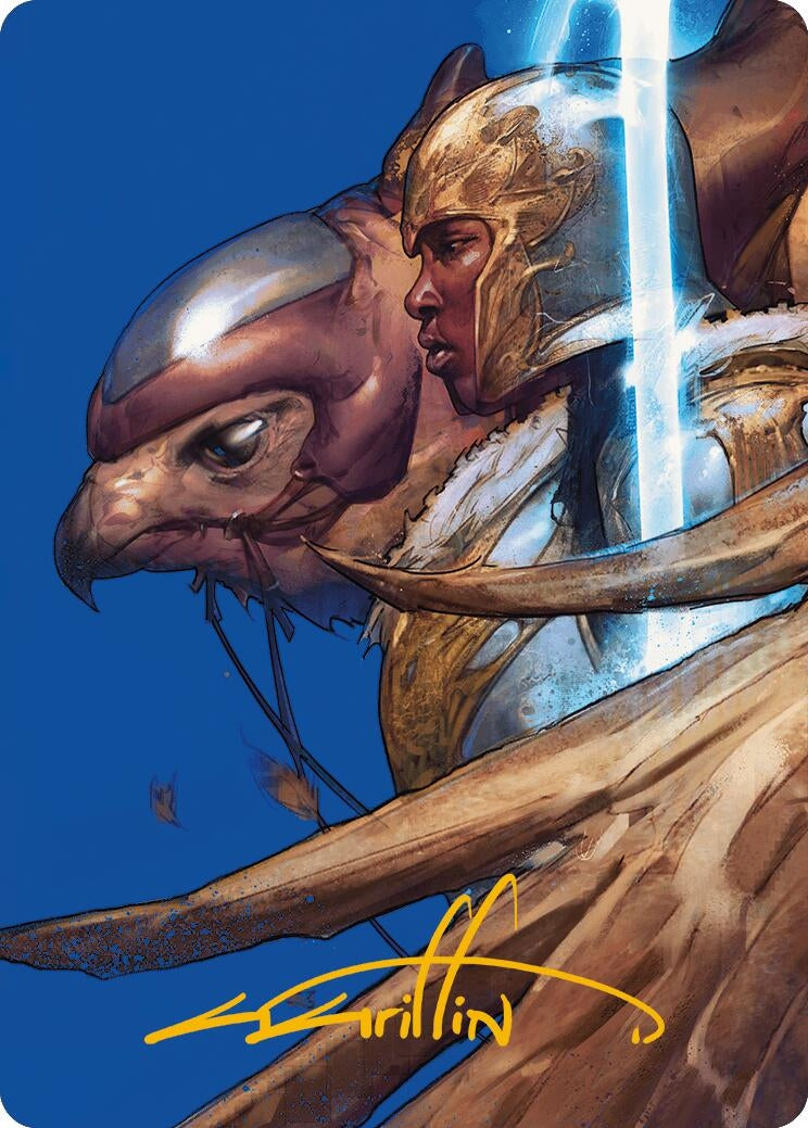 Image for Arna Kennerud, Skycaptain Art Card (Gold-Stamped Signature) (48) [Modern Horizons 3] - Magic: The Gathering