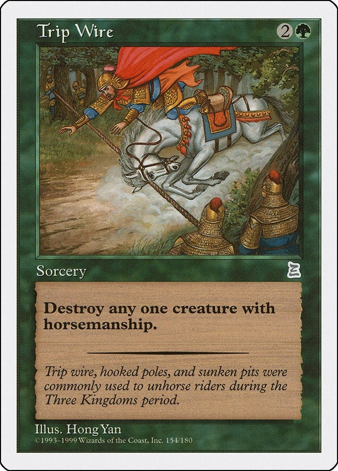 Image for Trip Wire (154) [Portal Three Kingdoms] - Magic: The Gathering