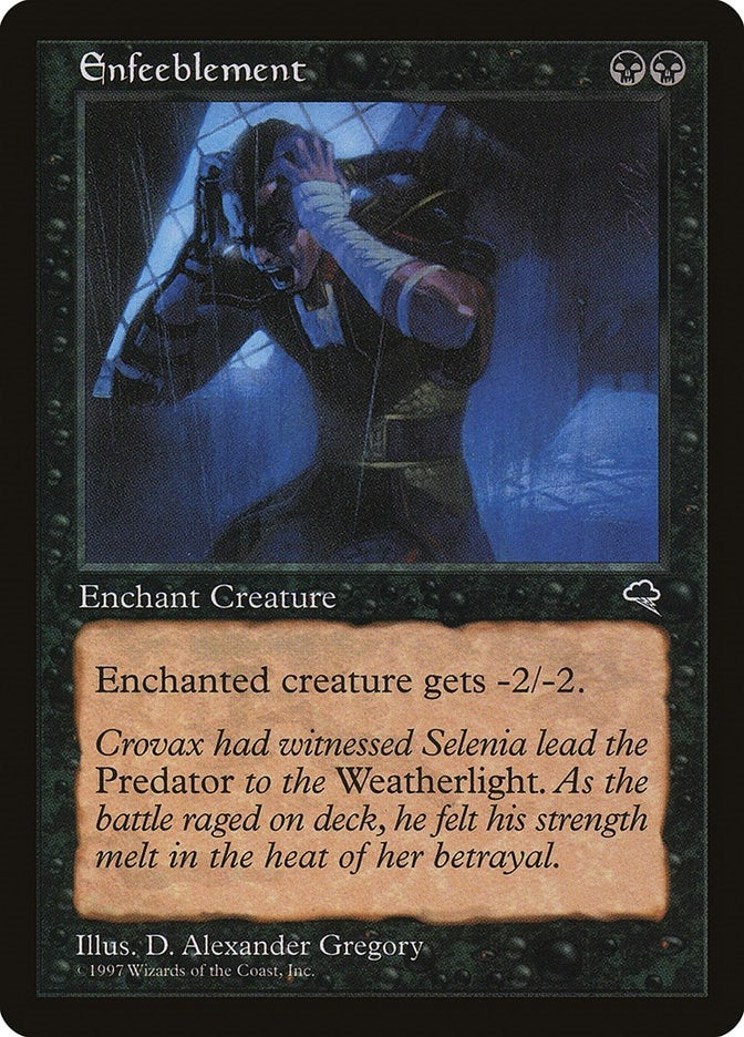 Image for Enfeeblement (133) [Tempest] - Magic: The Gathering