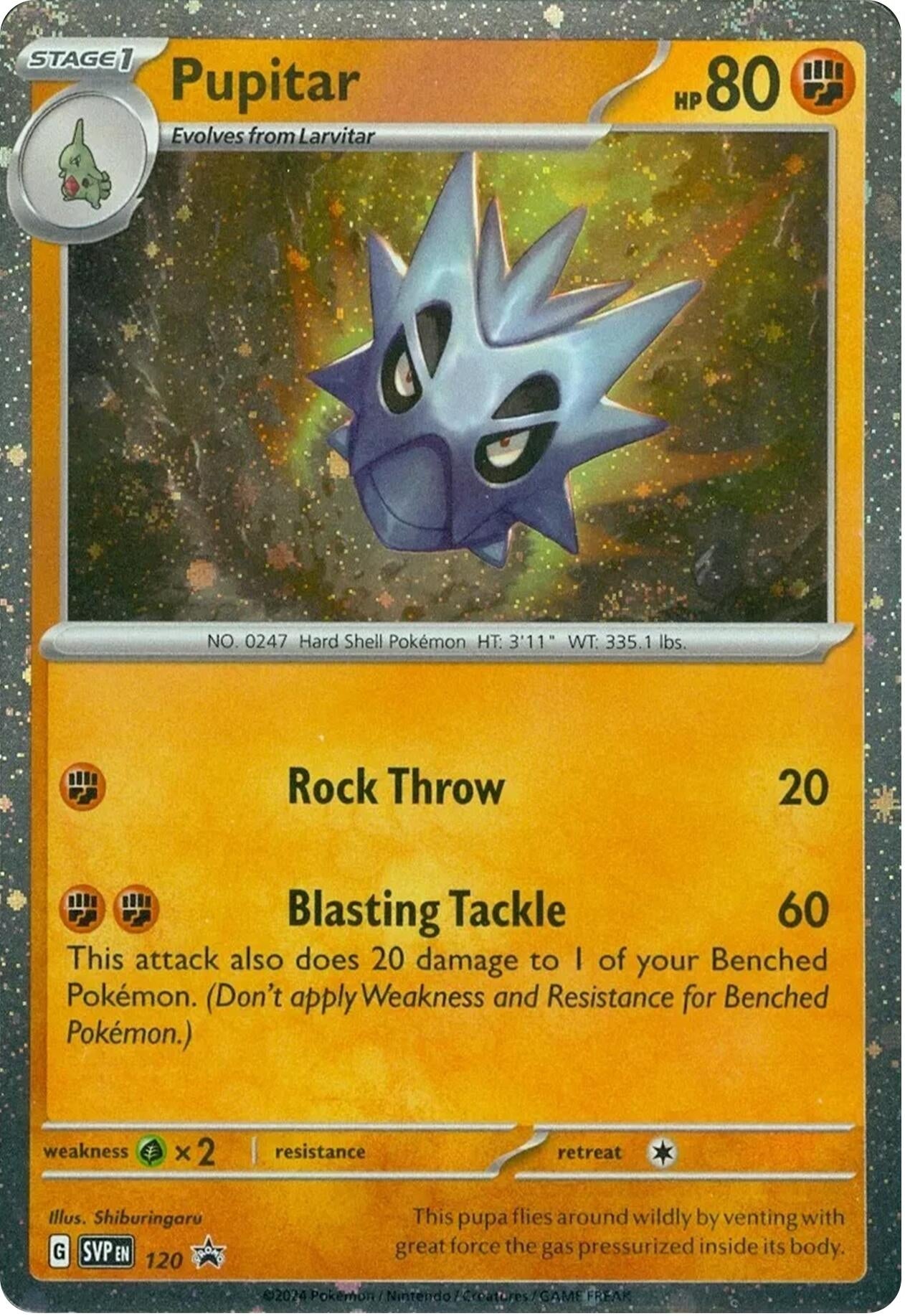 Image for Pupitar - 120 (120) [SV: Scarlet & Violet Promo Cards] - Pokemon