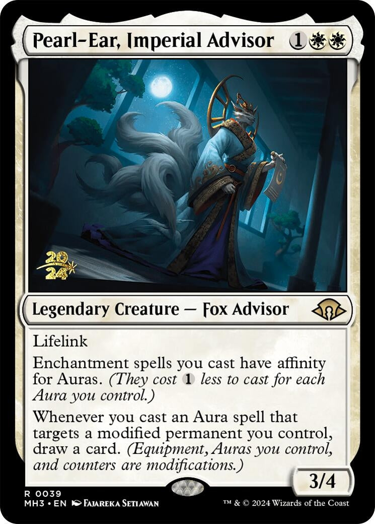 Image for Pearl-Ear, Imperial Advisor (39) [Prerelease Cards] - Magic: The Gathering