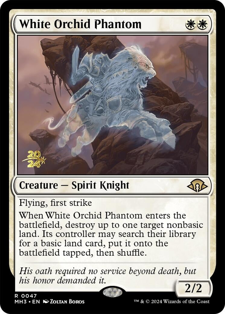 Image for White Orchid Phantom (47) [Prerelease Cards] - Magic: The Gathering