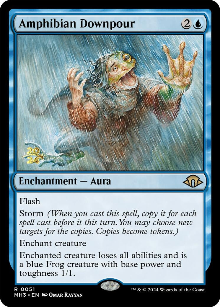 Image for Amphibian Downpour (51) [Prerelease Cards] - Magic: The Gathering