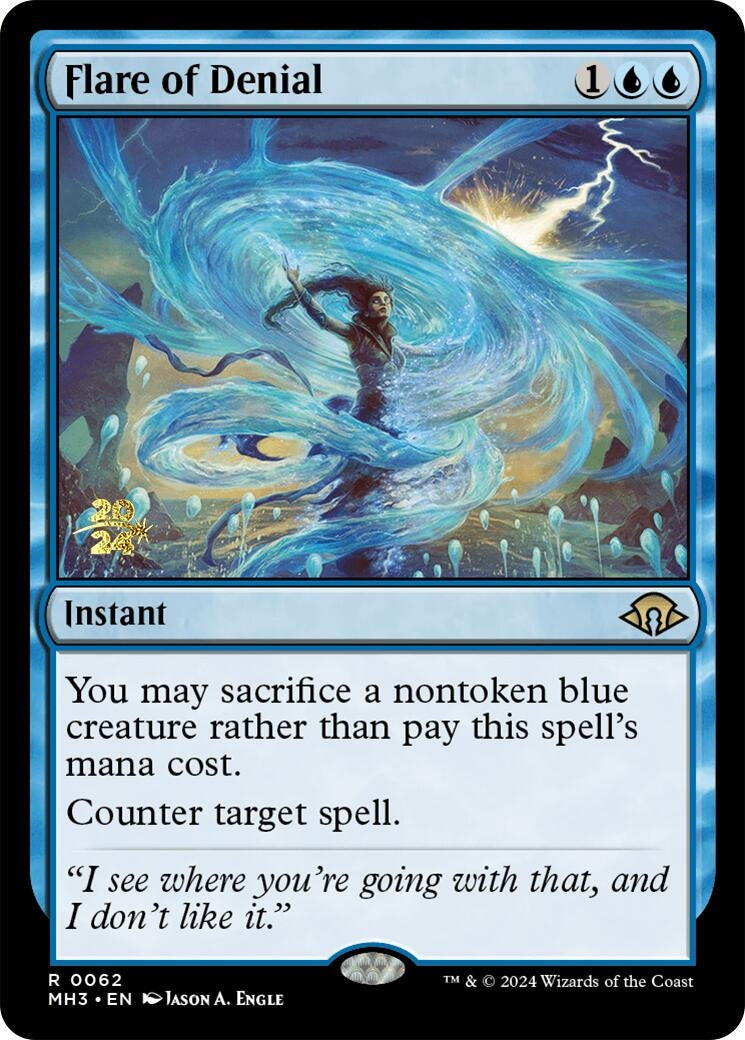 Image for Flare of Denial (62) [Prerelease Cards] - Magic: The Gathering