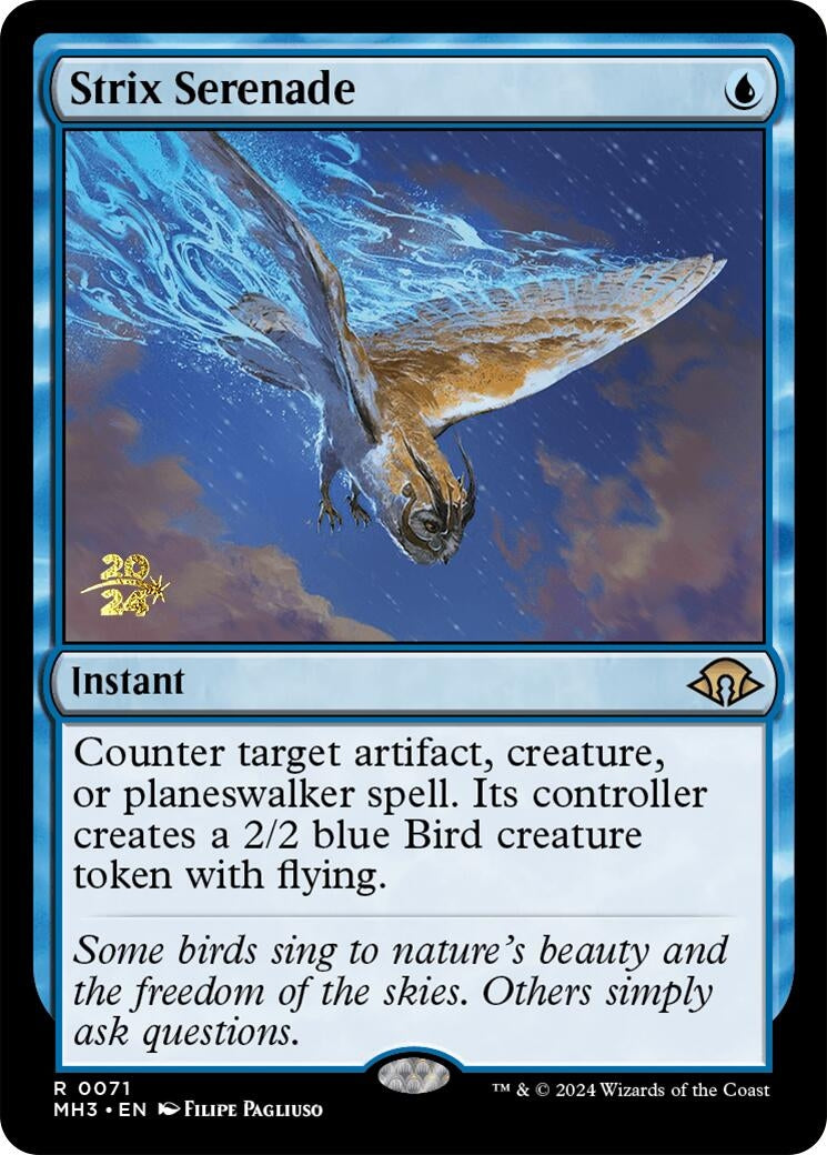 Image for Strix Serenade (71) [Prerelease Cards] - Magic: The Gathering