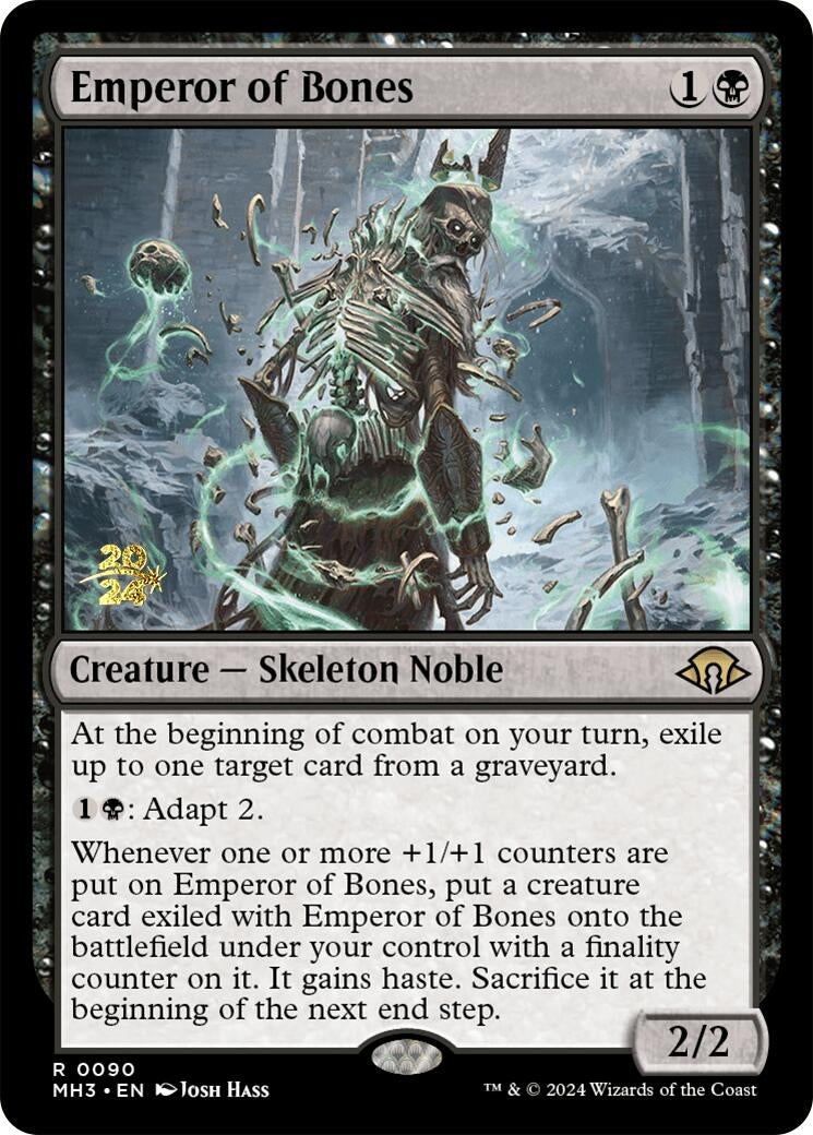 Image for Emperor of Bones (90) [Prerelease Cards] - Magic: The Gathering