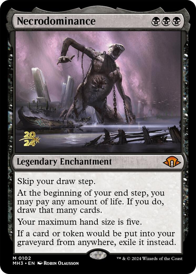 Image for Necrodominance (102) [Prerelease Cards] - Magic: The Gathering