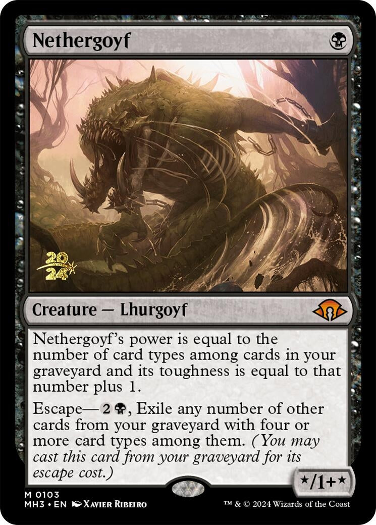 Image for Nethergoyf (103) [Prerelease Cards] - Magic: The Gathering