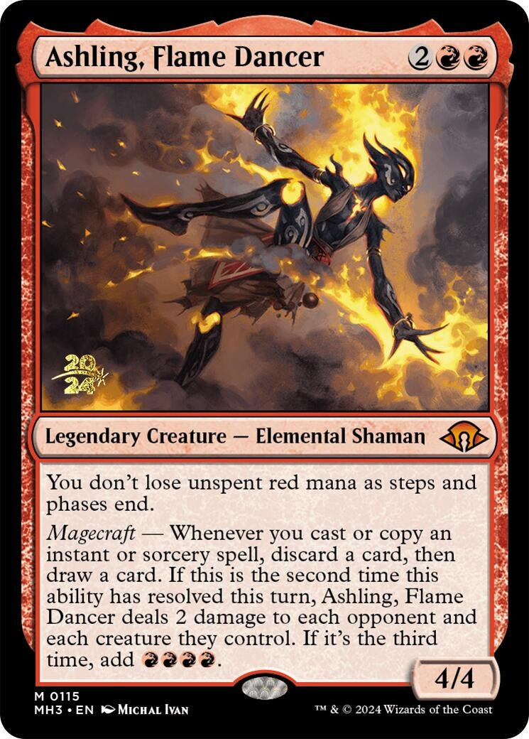 Image for Ashling, Flame Dancer (115) [Prerelease Cards] - Magic: The Gathering