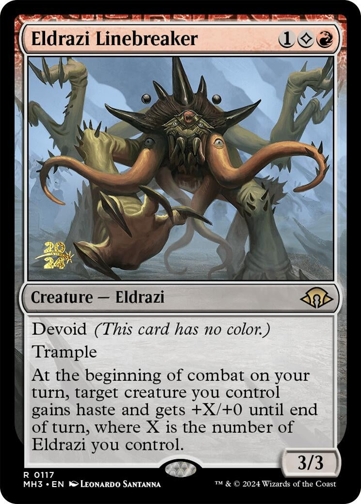 Image for Eldrazi Linebreaker (117) [Prerelease Cards] - Magic: The Gathering