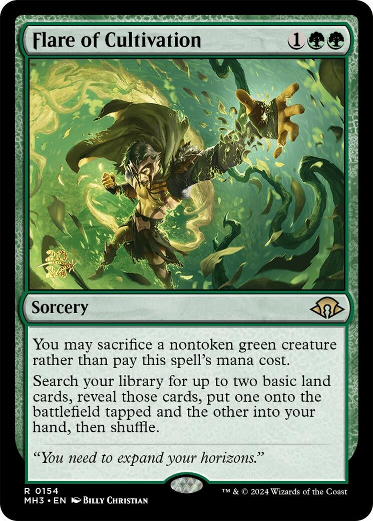Image for Flare of Cultivation (154) [Prerelease Cards] - Magic: The Gathering
