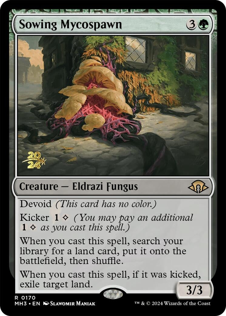 Image for Sowing Mycospawn (170) [Prerelease Cards] - Magic: The Gathering