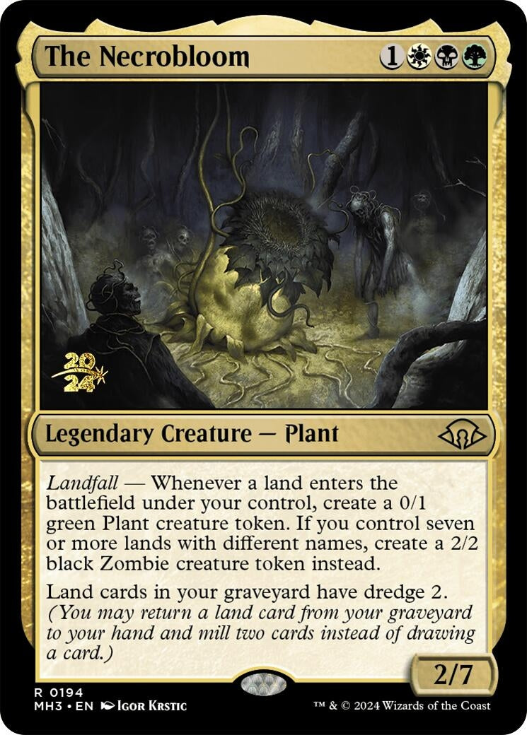 Image for The Necrobloom (194) [Prerelease Cards] - Magic: The Gathering