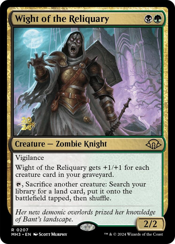 Image for Wight of the Reliquary (207) [Prerelease Cards] - Magic: The Gathering