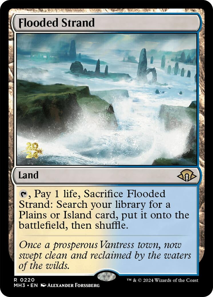 Image for Flooded Strand (220) [Prerelease Cards] - Magic: The Gathering