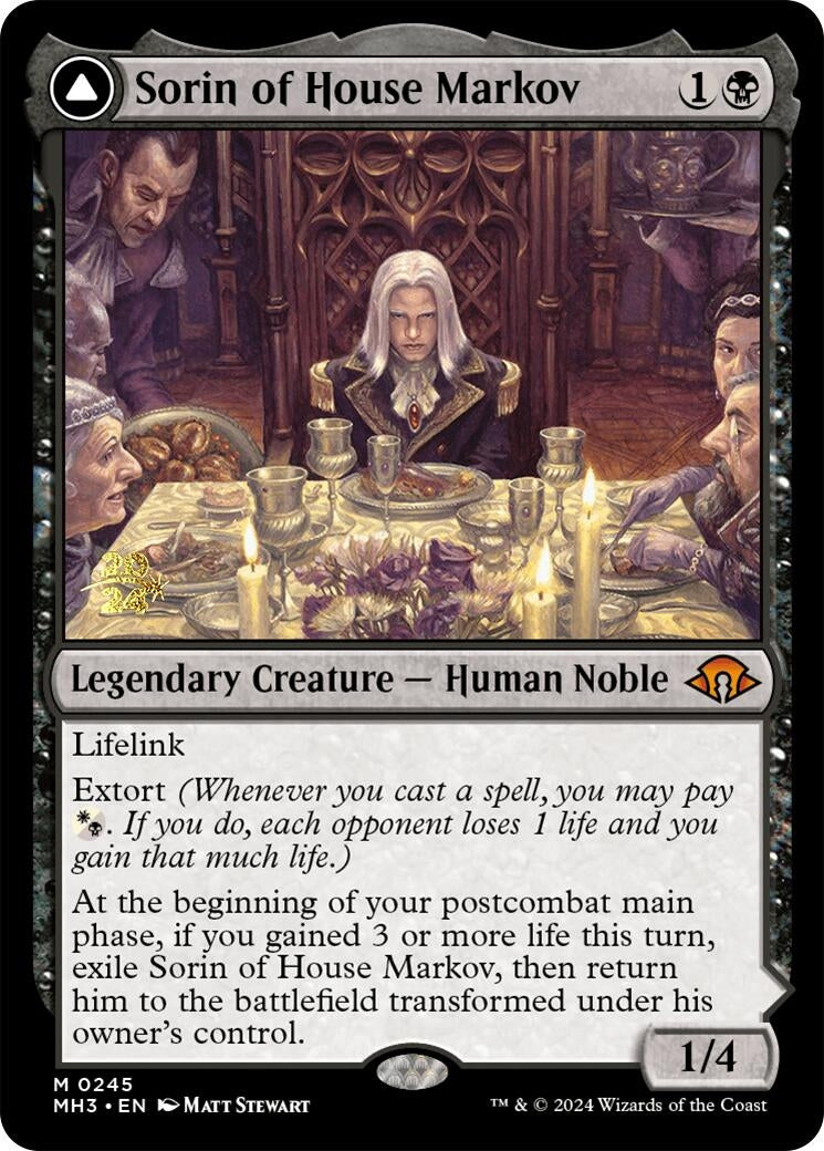 Image for Sorin of House Markov (245) [Prerelease Cards] - Magic: The Gathering