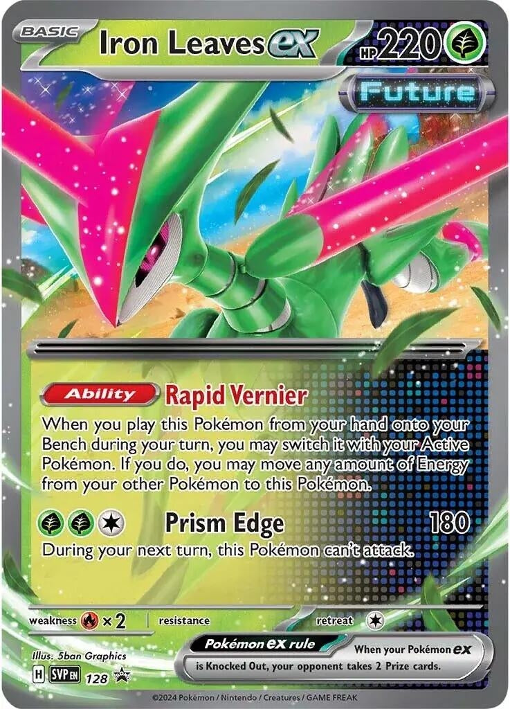 Image for Iron Leaves ex - 128 (128) [SV: Scarlet & Violet Promo Cards] - Pokemon