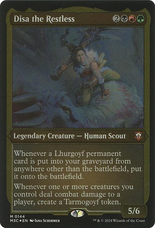 Image for Disa the Restless (Display Commander) - Thick Stock (144) [Modern Horizons 3] - Magic: The Gathering