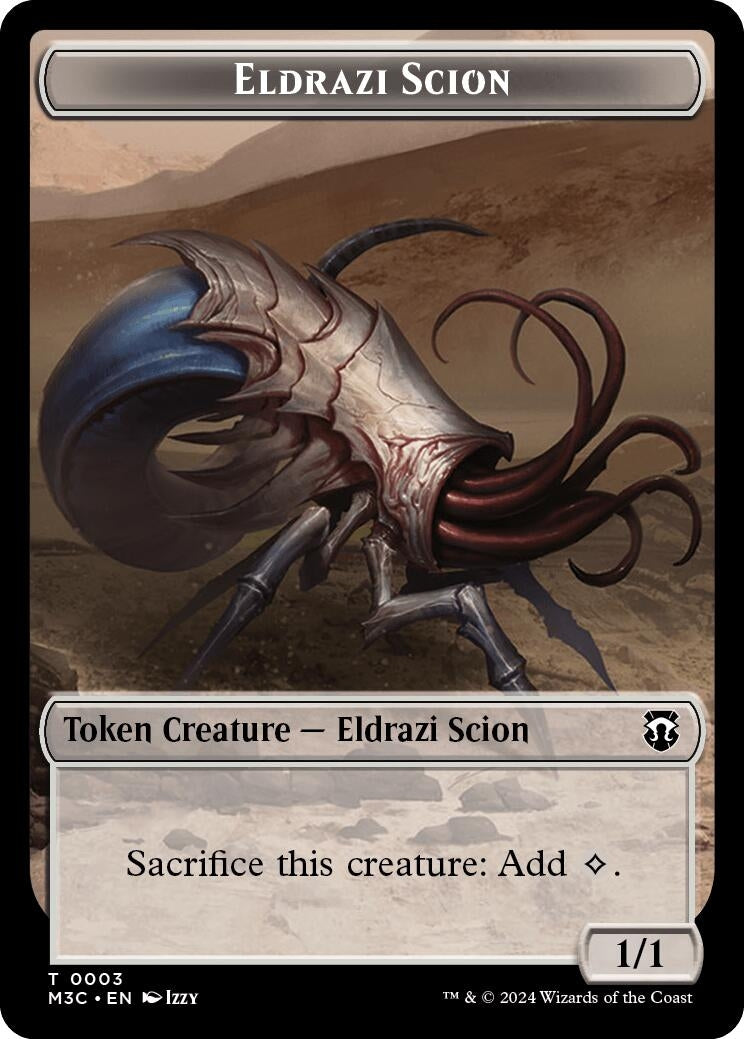 Image for Eldrazi Scion // Eldrazi Spawn Double-Sided Token (3 // 2) [Modern Horizons 3] - Magic: The Gathering