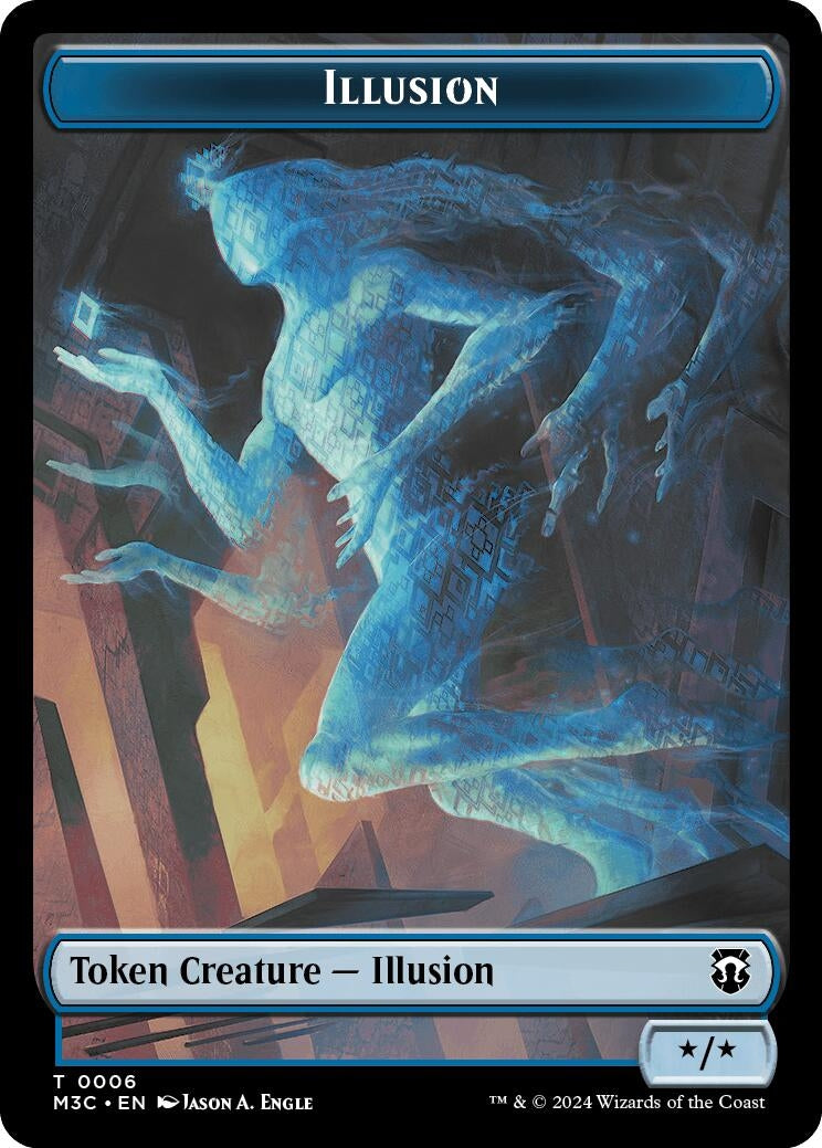 Image for Illusion // Servo Double-Sided Token (6 // 33) [Modern Horizons 3] - Magic: The Gathering