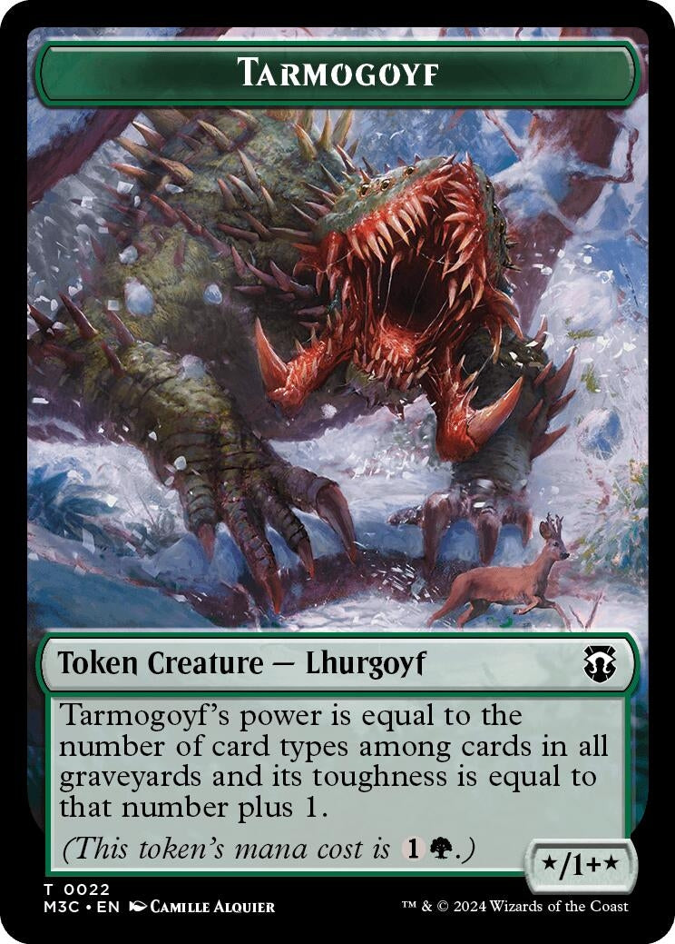 Image for Tarmogoyf // Goblin Double-Sided Token (22 // 13) [Modern Horizons 3] - Magic: The Gathering