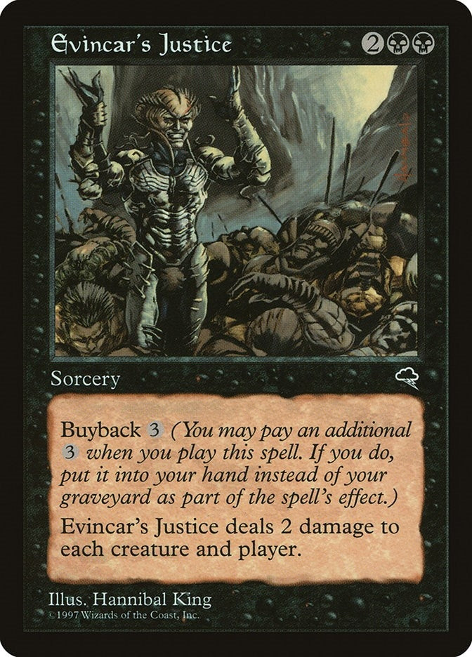 Image for Evincar's Justice (134) [Tempest] - Magic: The Gathering