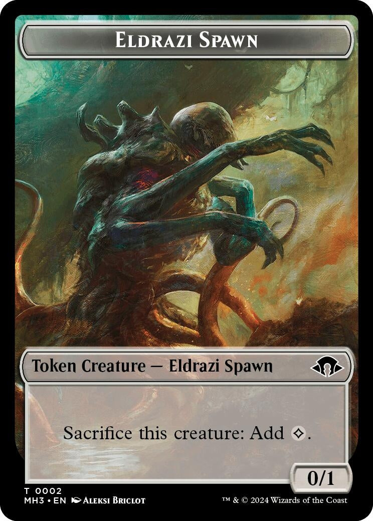 Image for Eldrazi Spawn // Fish Double-Sided Token (2 // 10) [Modern Horizons 3] - Magic: The Gathering