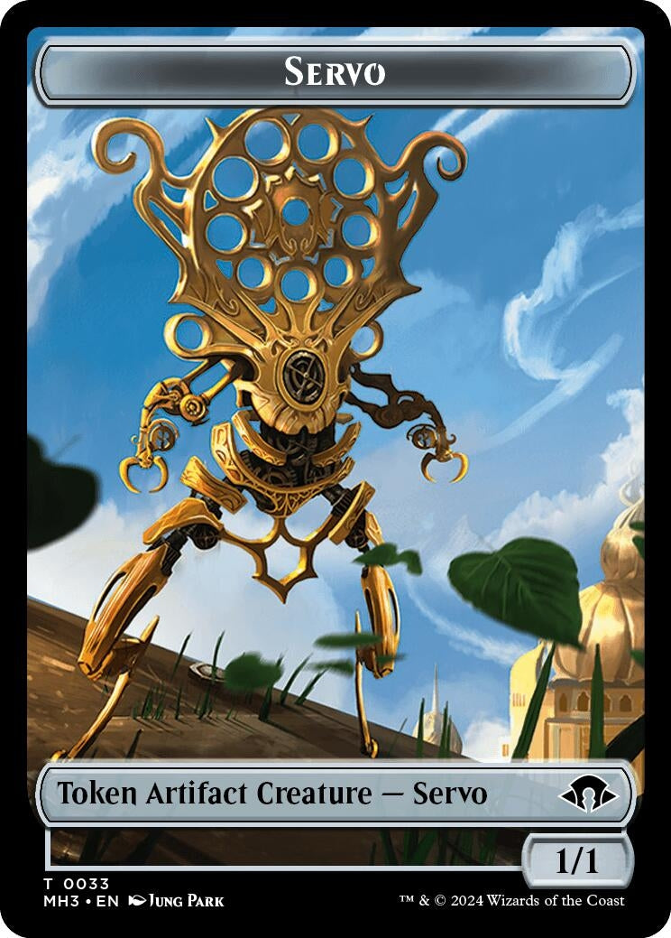 Image for Servo // Cat Warrior Double-Sided Token (33 // 5) [Modern Horizons 3] - Magic: The Gathering
