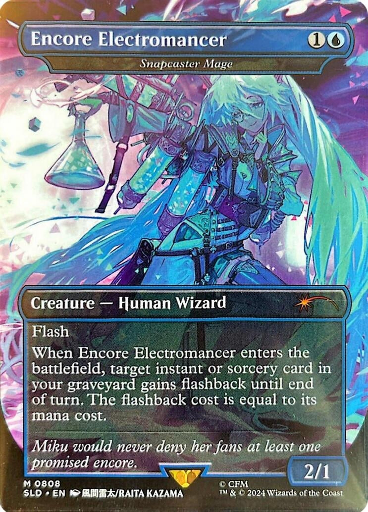 Image for Encore Electromancer - Snapcaster Mage (808) [Secret Lair Drop Series] - Magic: The Gathering