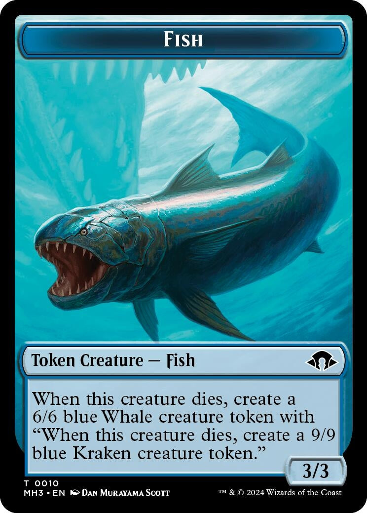 Image for Fish Token (10) [Modern Horizons 3] - Magic: The Gathering