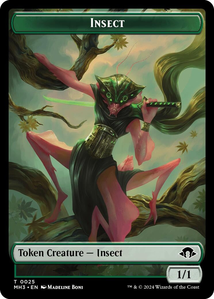 Image for Insect Token (0025) (25) [Modern Horizons 3] - Magic: The Gathering
