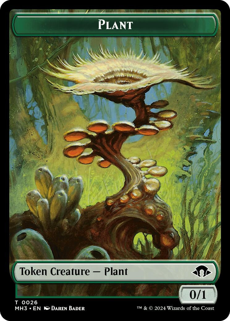 Image for Plant // Energy Reserve Double-Sided Token (26 // 36) [Modern Horizons 3] - Magic: The Gathering