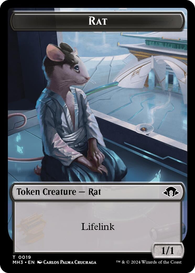Image for Rat // Energy Reserve Double-Sided Token (19 // 36) [Modern Horizons 3] - Magic: The Gathering