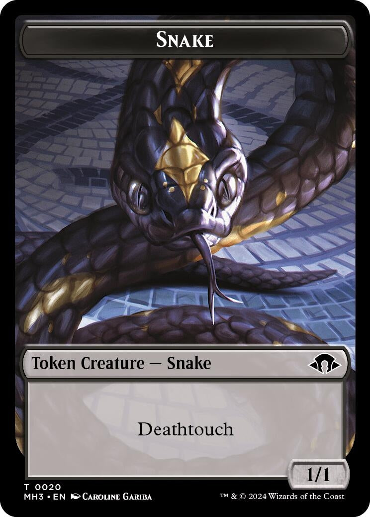 Image for Snake Token (20) [Modern Horizons 3] - Magic: The Gathering