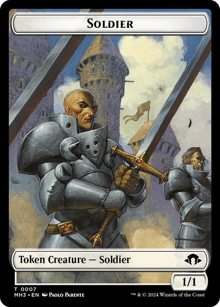 Image for Soldier Token (7) [Modern Horizons 3] - Magic: The Gathering