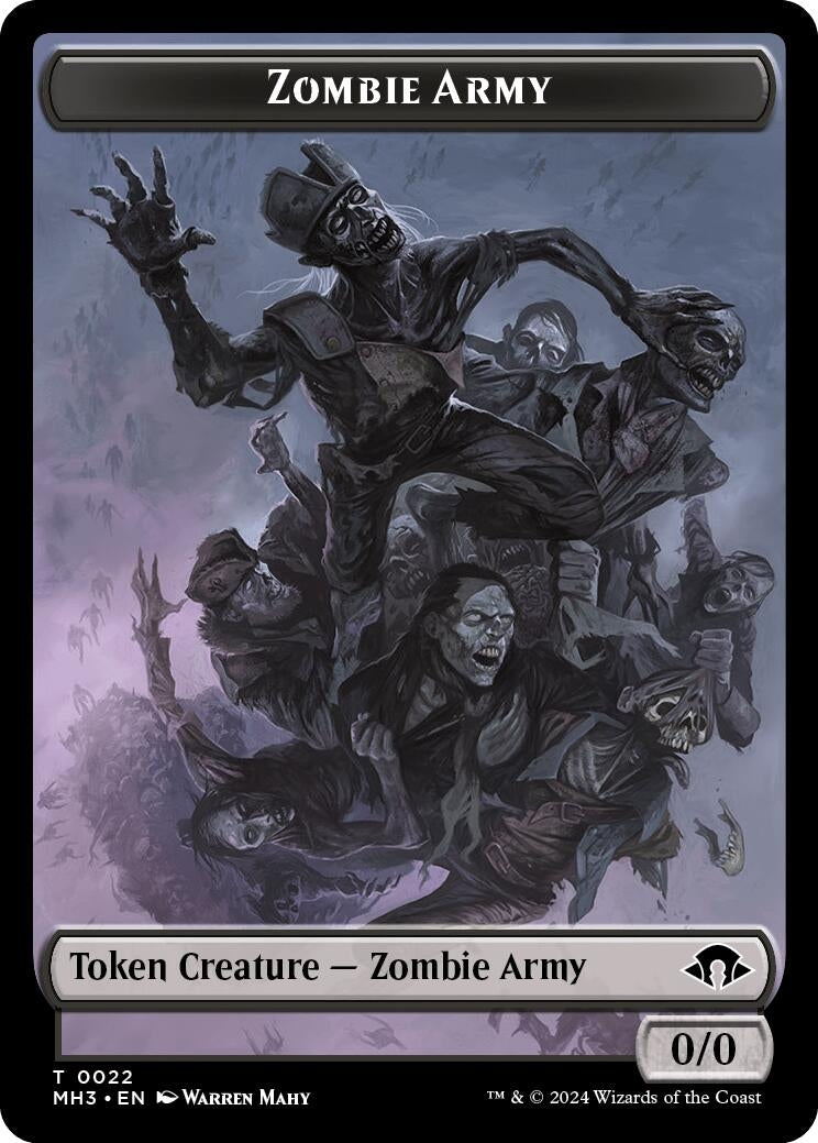 Image for Zombie Army Token (22) [Modern Horizons 3] - Magic: The Gathering