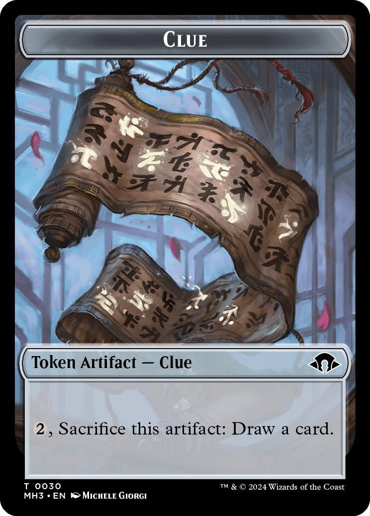 Clue Token (30) [Modern Horizons 3 Tokens]