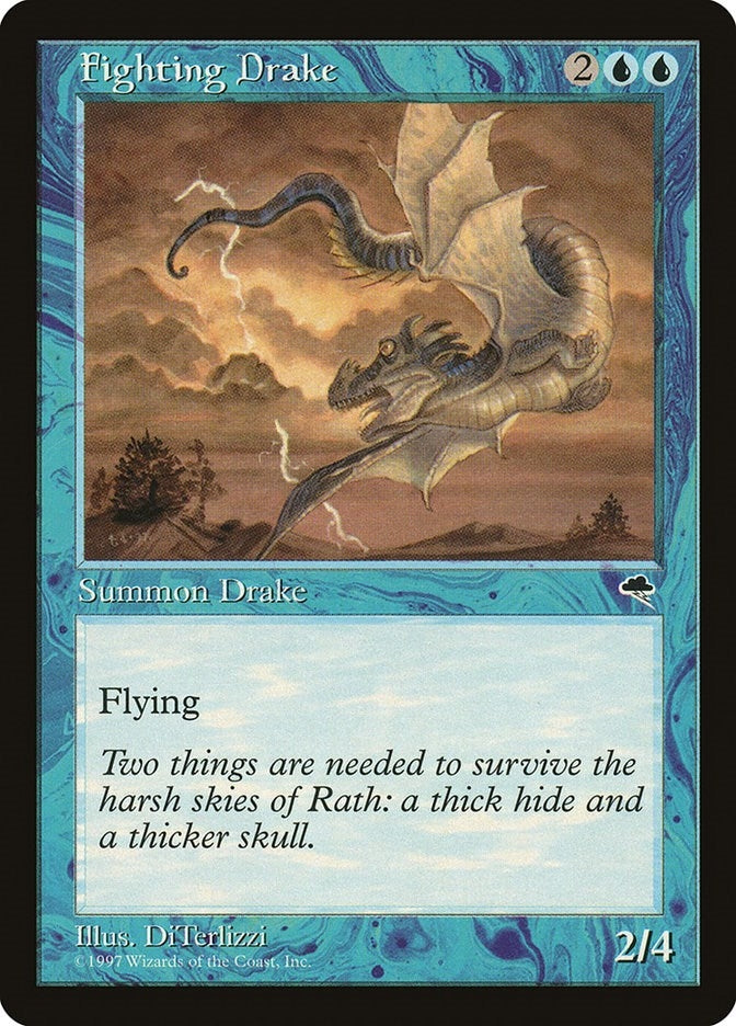 Image for Fighting Drake (63) [Tempest] - Magic: The Gathering