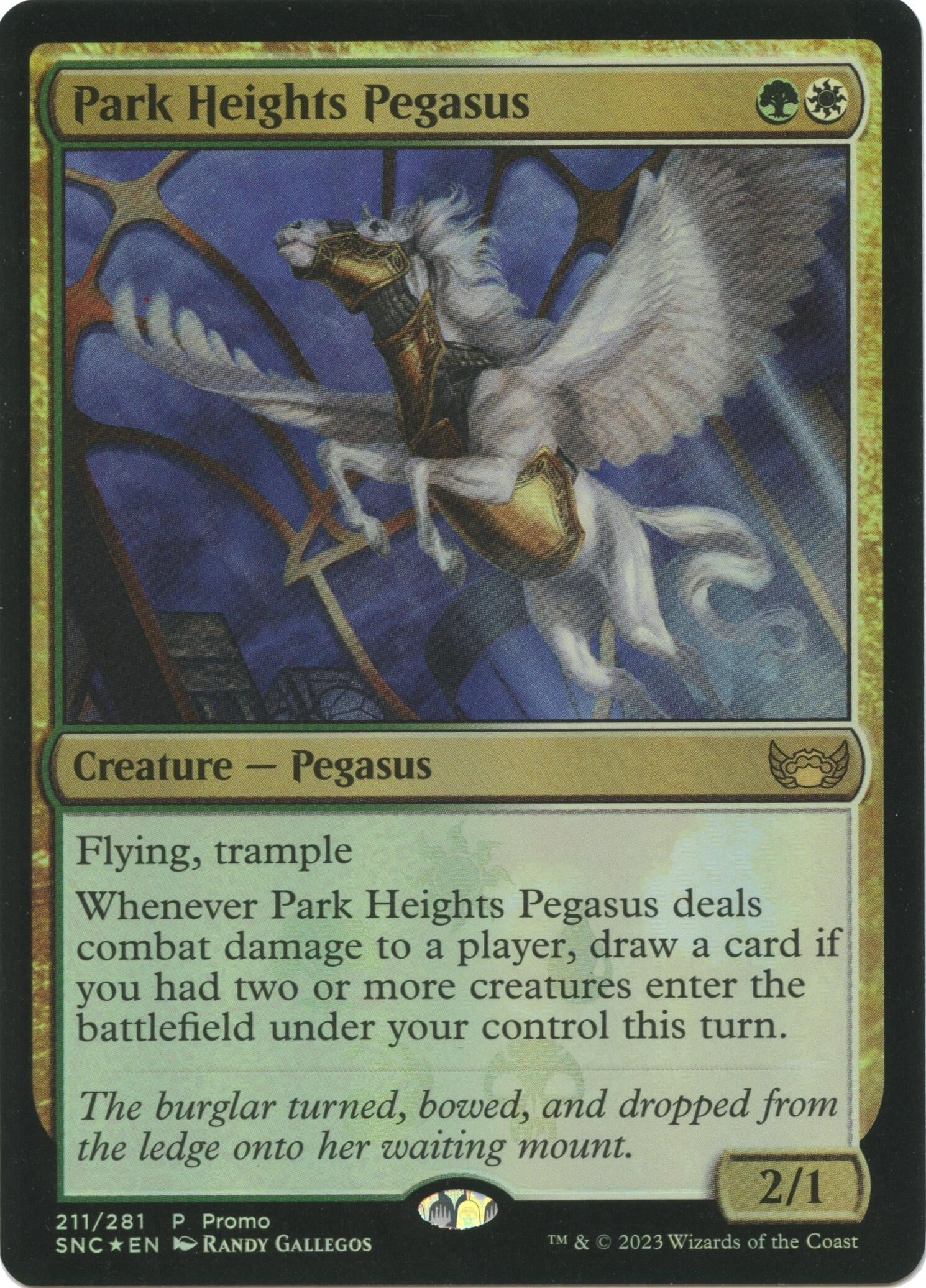 Image for Park Heights Pegasus (211) [Media Promos] - Magic: The Gathering
