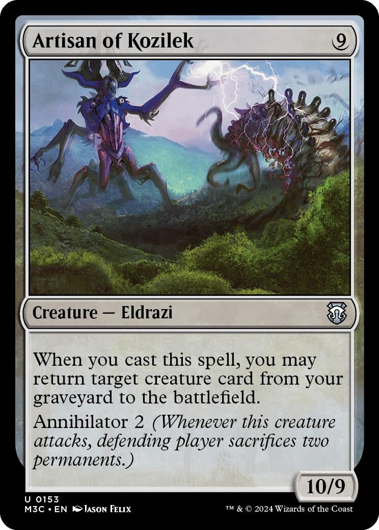 Image for Artisan of Kozilek (Ripple Foil) (153) [Modern Horizons 3] - Magic: The Gathering